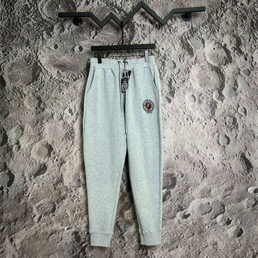 Chrome Hearts Circular Crest Logo Lounge Pants (Light Grey)