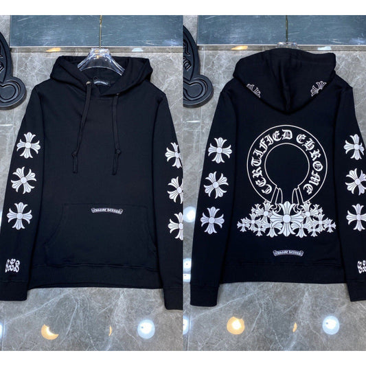 Chrome Hearts "Certified Chrome" Horseshoe Hoodie (Black)